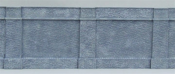 Length of stone retaining wall & buttresses